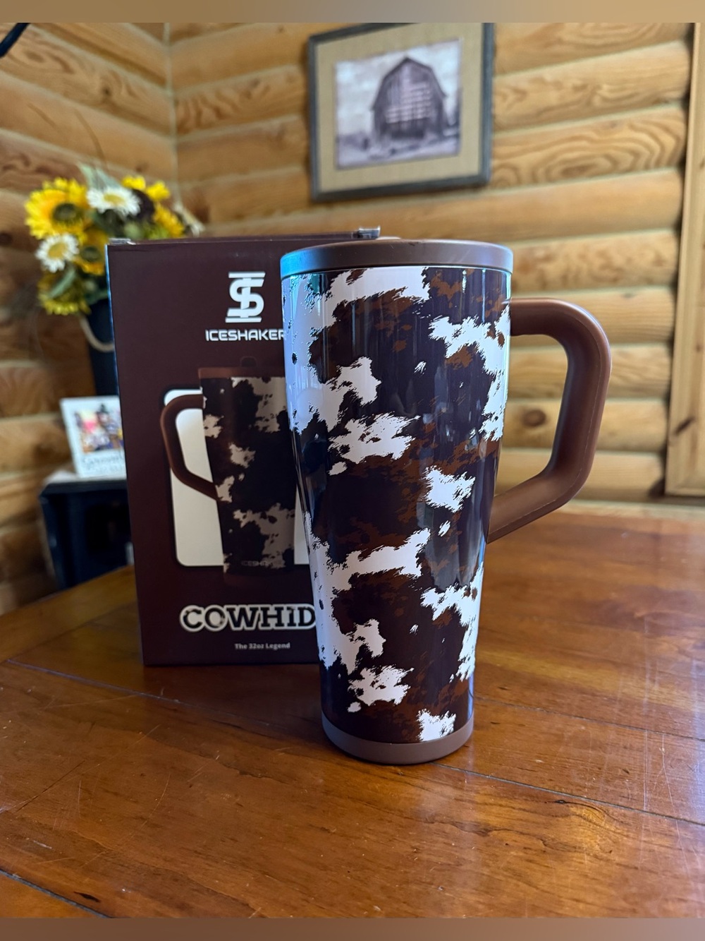 COWHIDE IceShaker 32oz Legend Series Shaker Tumbler • easy to clean • LEAKPROOF